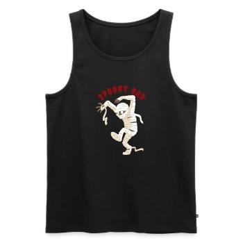 Halloween Spooky Dad T-Shirt - Débardeur bio Premium Homme - noir - Devant - AI Model Male 178 light (178cm)
