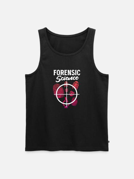 Forensic Science – Criminal Psychologist - Men's Premium Organic Tank Top - black
