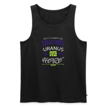 drôle de citation astronomie trucs ciel nocturne citation - Débardeur bio Premium Homme - noir - Devant - Michal (187cm)