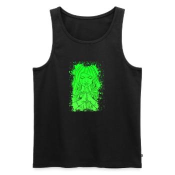 Jesus Christus Religion Christi Heilige Maria Maria Maria - Männer Premium Bio Tank Top - Schwarz - Vorne - AI Model Male 178 light (178cm)