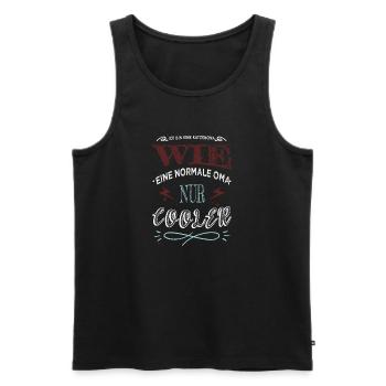 katze witzig geburtstag geburtstagsgeschenk cool - Männer Premium Bio Tank Top - Schwarz - Vorne - Michal (187cm)