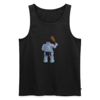 Troll - Men's Premium Organic Tank Top - black - Front - AI Model Male 178 light (178cm)