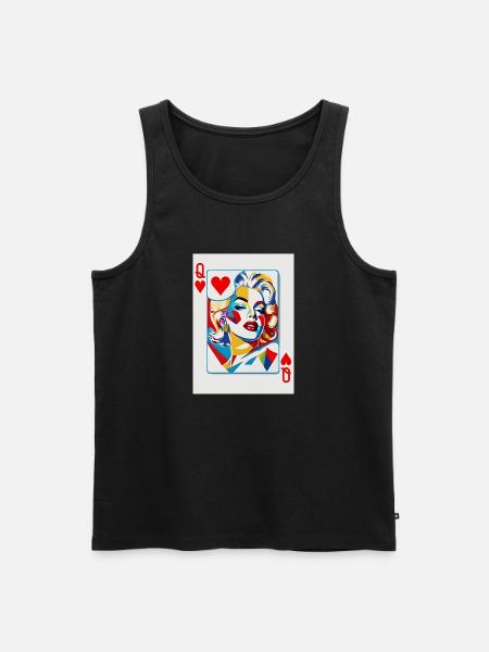 Marylin Monroe - Männer Premium Bio Tank Top - Schwarz