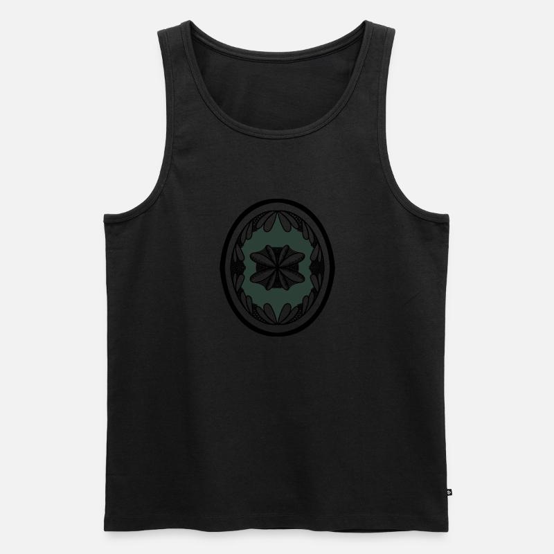 Antikes Mandala - Männer Premium Bio Tank Top - undefined