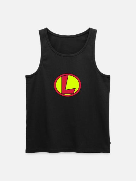 Super, Superheld, Superheldin, Hero, L - Men's Premium Organic Tank Top - black