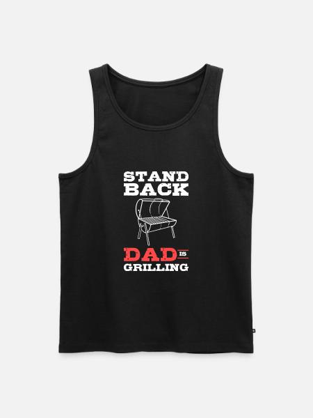 BBQ - Männer Premium Bio Tank Top - Schwarz