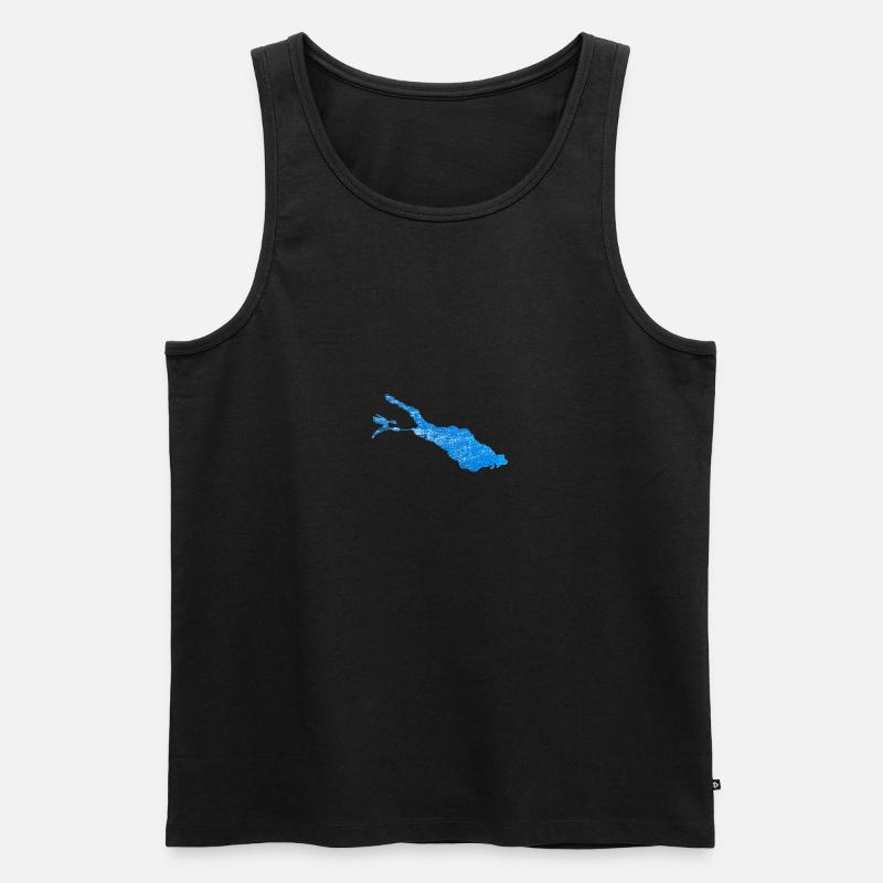 Bodensee - Männer Premium Bio Tank Top - undefined