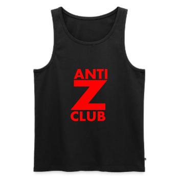 Anti z club - Männer Premium Bio Tank Top - Schwarz - Vorne - Michal (187cm)