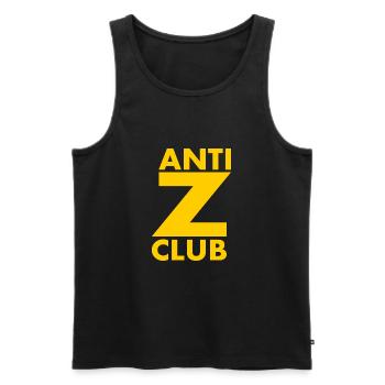 Anti z club - Männer Premium Bio Tank Top - Schwarz - Vorne - Michal (187cm)