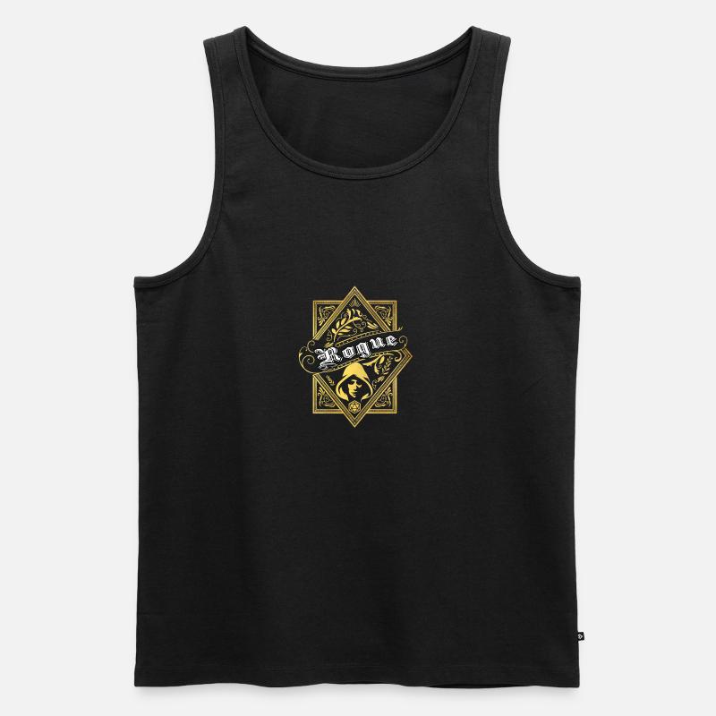 Rogue Rogue RPG-Charakterklassen - Männer Premium Bio Tank Top - Schwarz