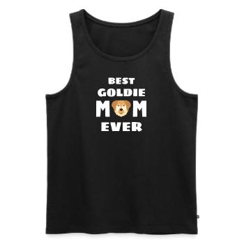 Beste Goldie Mama Hunde Haustier Golden Retriever - Männer Premium Bio Tank Top - Schwarz - Vorne - Michal (187cm)