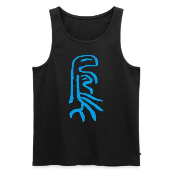 Phoenix - Men's Premium Organic Tank Top - black - Front - Michal (187cm)
