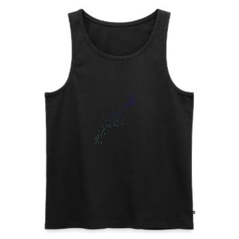 Stars Star Galaxy Gift Idea Gift Idea - Men's Premium Organic Tank Top - black - Front - AI Model Male 178 light (178cm)