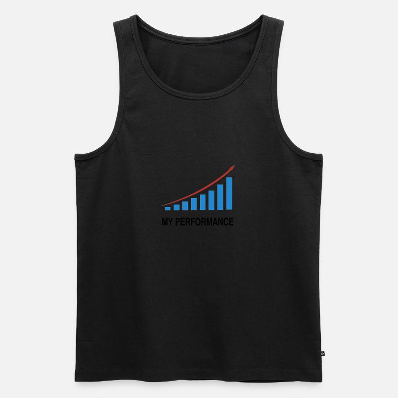 My trading performance - Männer Premium Bio Tank Top - undefined