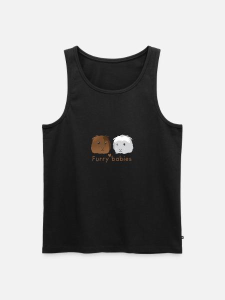 Harige baby's harige cavia's - Mannen Premium Bio Tanktop - 