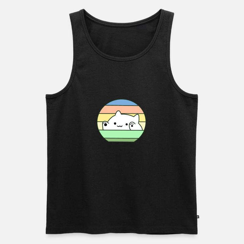 Bongo Cat 3 - Männer Premium Bio Tank Top - undefined