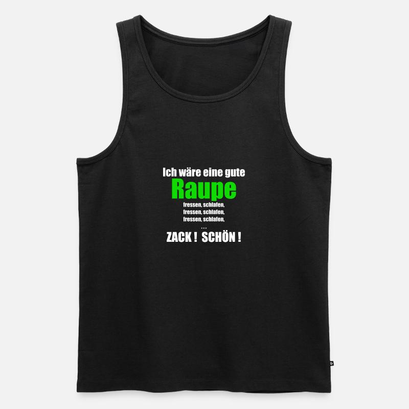 Raupe - Männer Premium Bio Tank Top - undefined