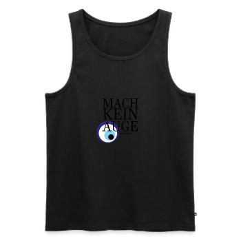 Mach kein Auge - Männer Premium Bio Tank Top - Schwarz - Vorne - Michal (187cm)