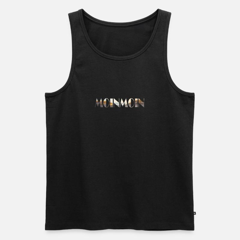 moin moin - Männer Premium Bio Tank Top - undefined