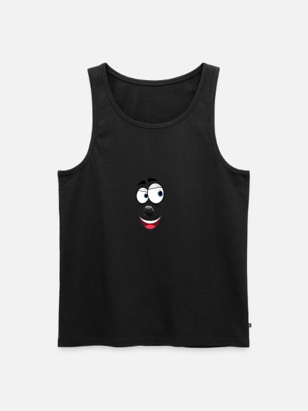 Lächeln - Männer Premium Bio Tank Top -
