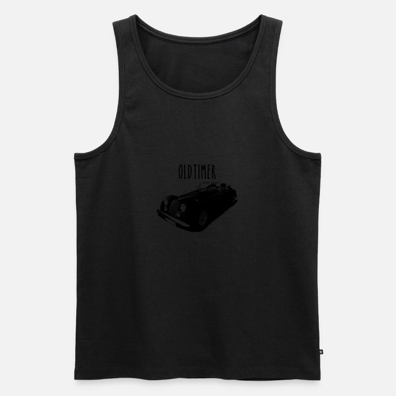 Britischer Oldtimer - Plus4 oder Plus8 - Männer Premium Bio Tank Top - undefined