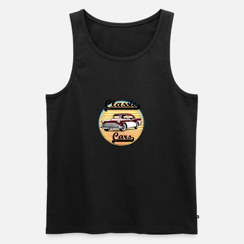 Classic Car - Männer Premium Bio Tank Top - undefined
