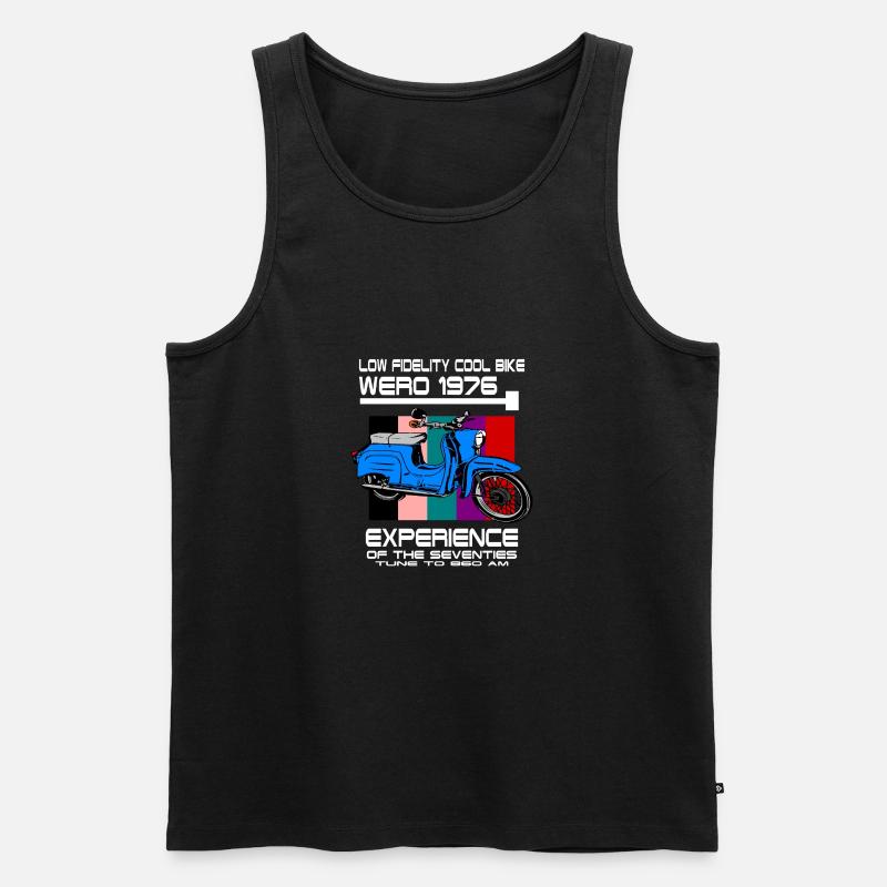 Simson Schwalbe KR 51 - Männer Premium Bio Tank Top - Schwarz