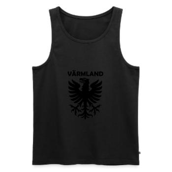 Wermland - Débardeur bio Premium Homme - noir - Devant - Michal (187cm)