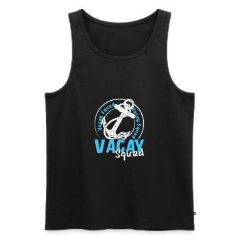 Vacay Squad Family Holidays - Men's Premium Organic Tank Top - black - Front - AI Model Male 178 light (178cm)