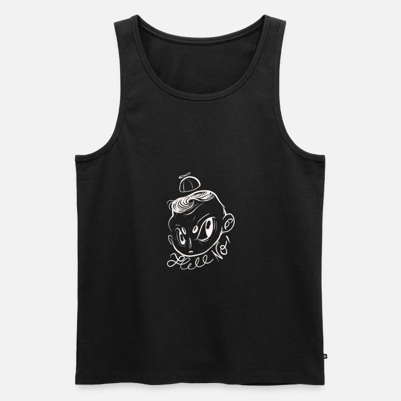 Hell no - Men's Premium Organic Tank Top - black
