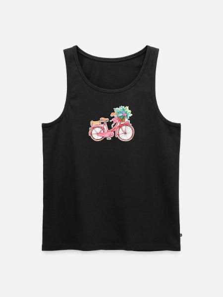 Hollandrad - Männer Premium Bio Tank Top - Schwarz