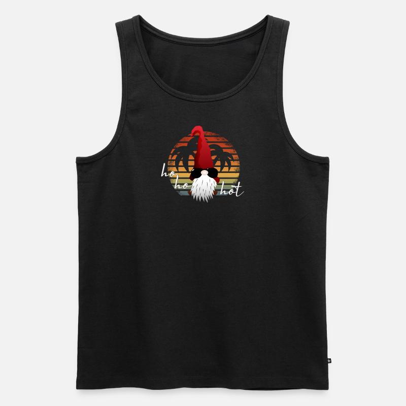 Südsee Wichtel - Männer Premium Bio Tank Top - Schwarz