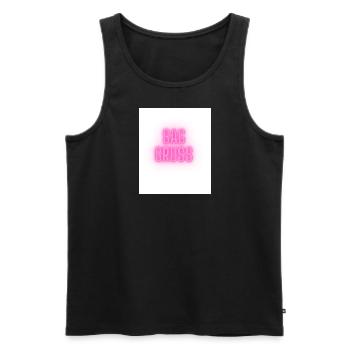 Sag Gruß - Männer Premium Bio Tank Top - Schwarz - Vorne - Michal (187cm)