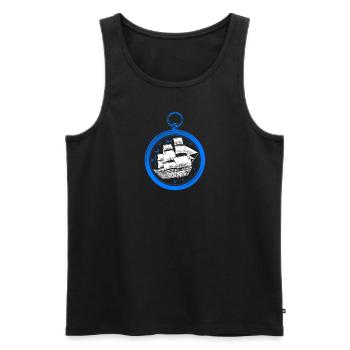 Segelboot Bootsliebhaber Segeln Segelsport Segelsc - Männer Premium Bio Tank Top - Schwarz - Vorne - Michal (187cm)