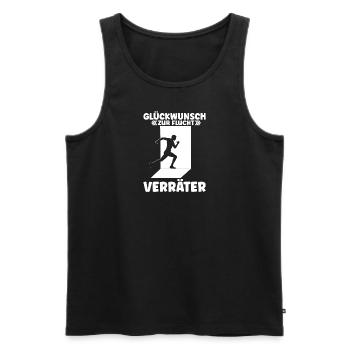 Jobwechsel Abschied Verabschiedung Beruf Arbeit Ko - Männer Premium Bio Tank Top - Schwarz - Vorne - AI Model Male 178 light (178cm)