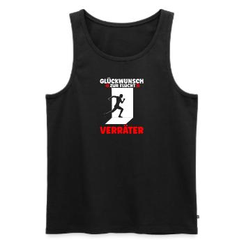Jobwechsel Abschied Letzter Arbeitstag Beruf Arbei - Männer Premium Bio Tank Top - Schwarz - Vorne - Michal (187cm)