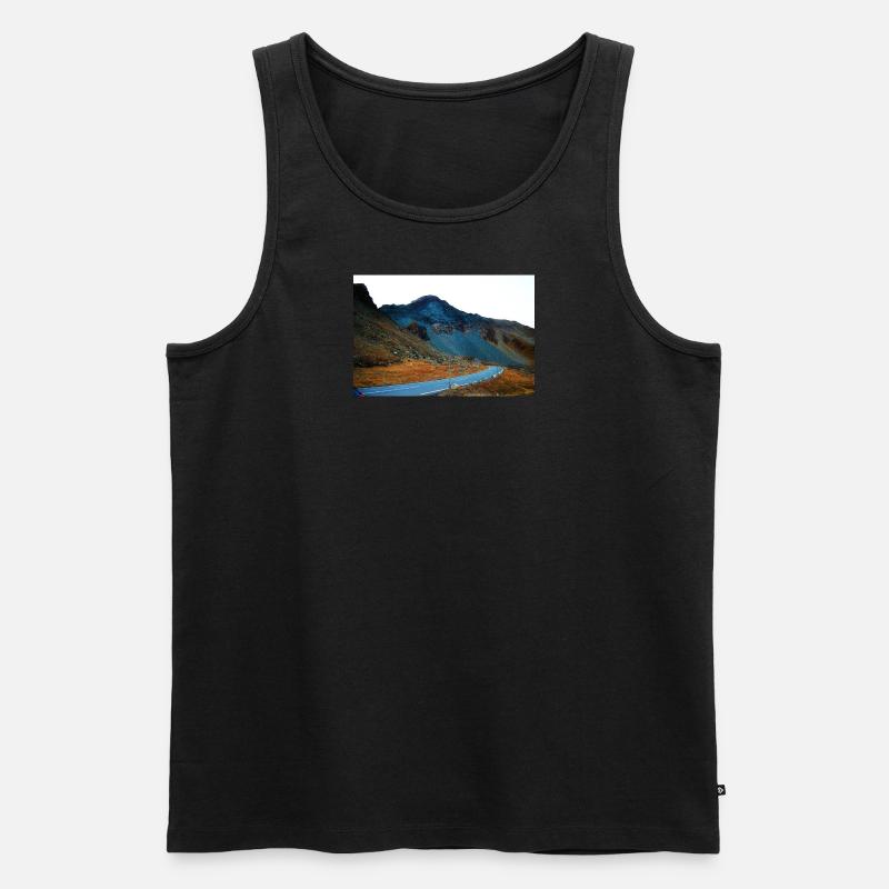 Alpen1 - Männer Premium Bio Tank Top - Schwarz