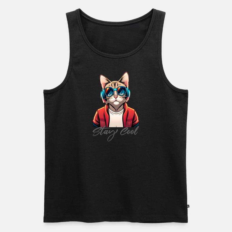stay cool - Männer Premium Bio Tank Top - Schwarz