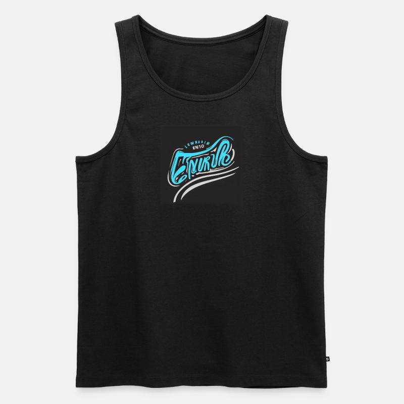 moto - Männer Premium Bio Tank Top - Schwarz