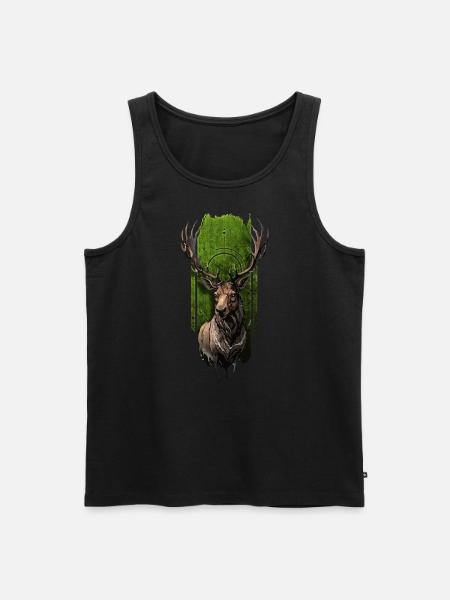 Monarque majestueux : Orignal - Débardeur bio Premium Homme - noir