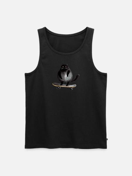 Hangover on skateboard - Men's Premium Organic Tank Top - 