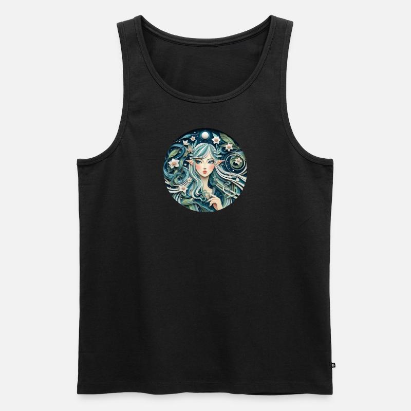 Elfe, Fee, Fantasy - Männer Premium Bio Tank Top - undefined