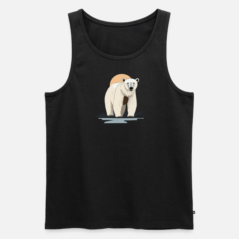 Eisbär - Männer Premium Bio Tank Top - undefined