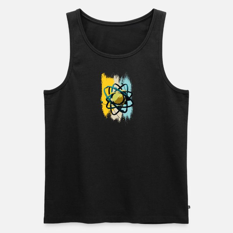 Atomkern, Physik, Wissenschaft - Männer Premium Bio Tank Top - undefined