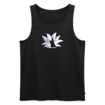 Magier Bühne Mystisch - Männer Premium Bio Tank Top - Schwarz - Vorne - AI Model Male 178 light (178cm)
