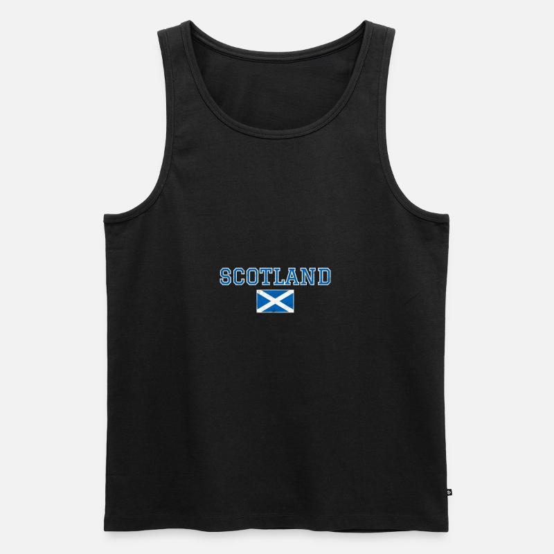 Schottland - Männer Premium Bio Tank Top - Schwarz