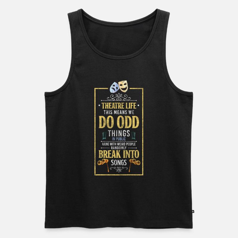 Schauspieler Regie Kunst Broadway - Männer Premium Bio Tank Top - Schwarz