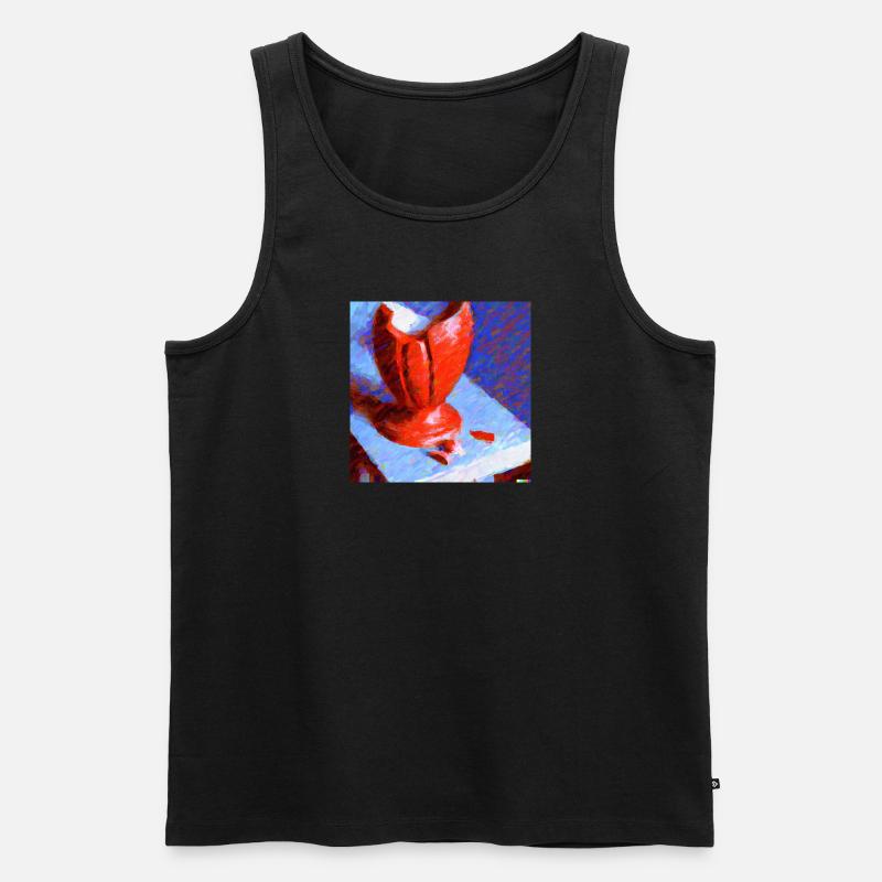 Die zerbrochene Vase - Männer Premium Bio Tank Top - undefined