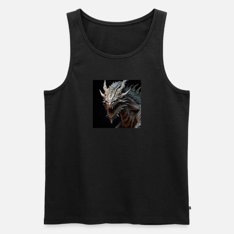 Drache - Männer Premium Bio Tank Top - undefined