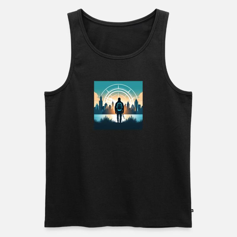 Urban Explorer's Abode - Männer Premium Bio Tank Top - undefined